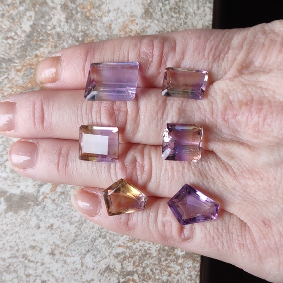 Semi-precious Gemstones Rutile Quarts, Dendronic Quarts, and Amitrine - Picture 10 of 12